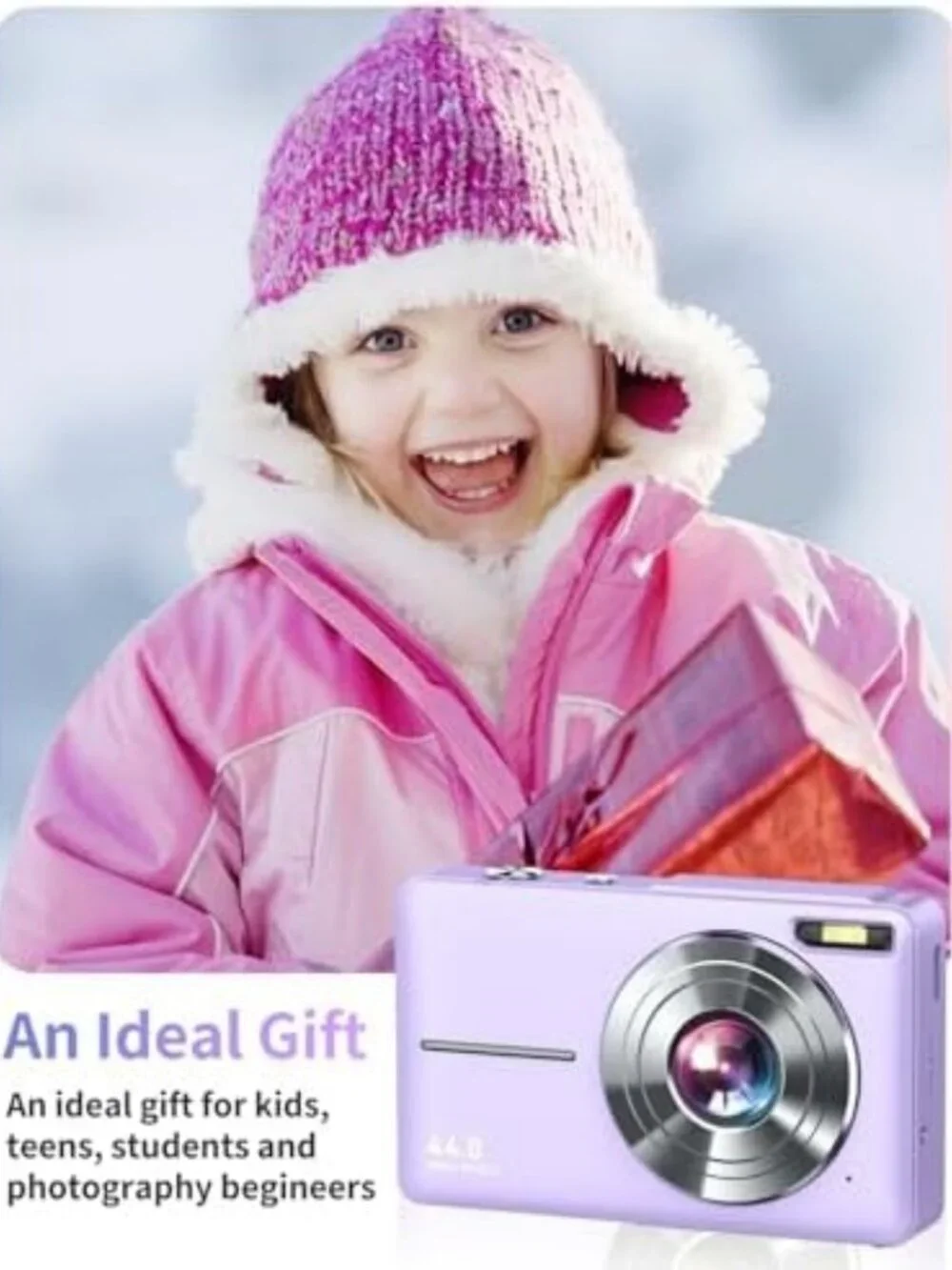 FHD 1080P Digital Camera for Kids & Teens | Easy Point & Shoot Starter Camera